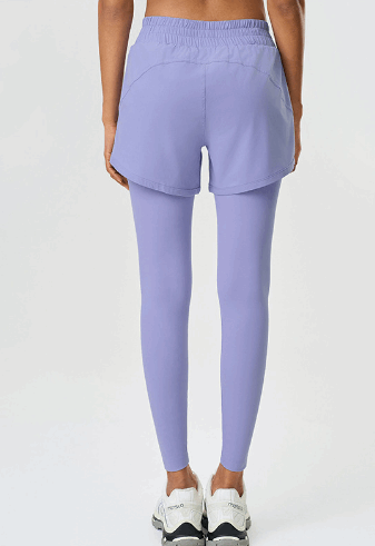 Faux Two Pieces Fitness leggings