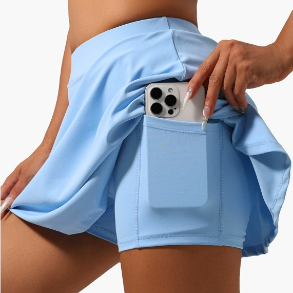 Quick dry fitness skirt