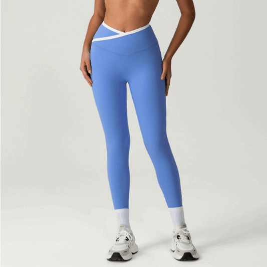 Cross waist leggings