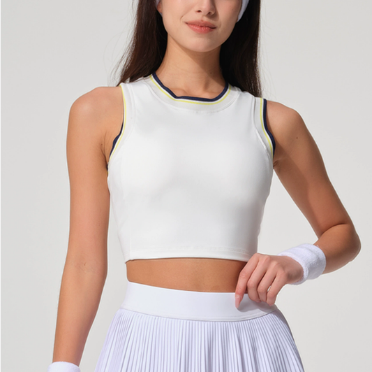 Quick dry cropped vest