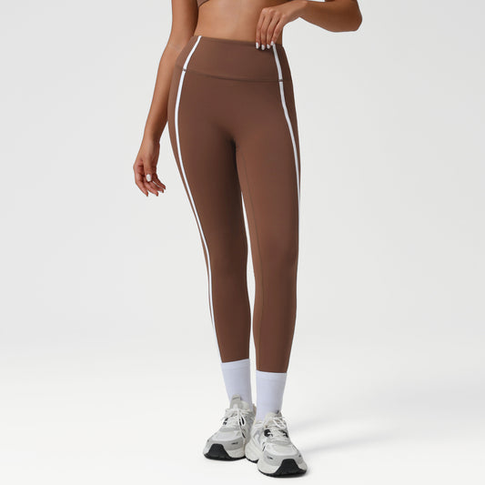 Contrast trim leggings
