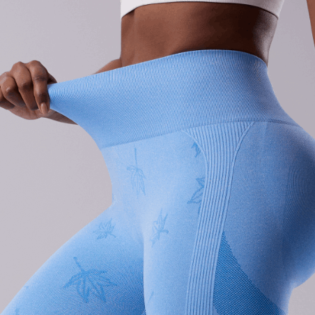 Printed mesh insert leggings