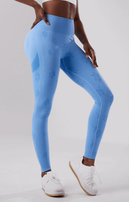 Printed mesh insert leggings