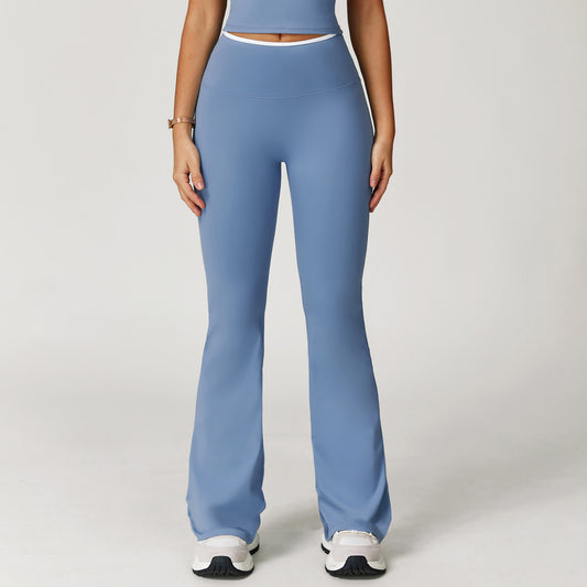 Contrast trim Trousers