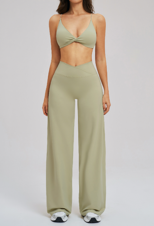 Brushed Bra & Trouser set
