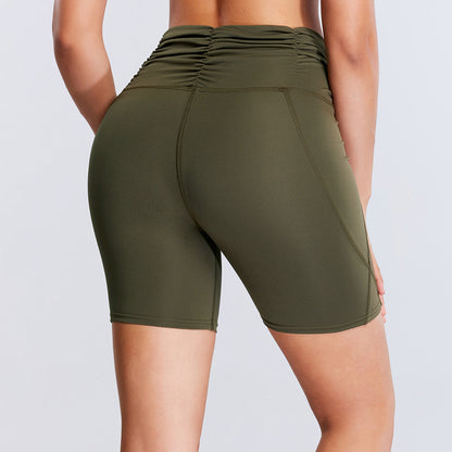 Ruched waist hot pants