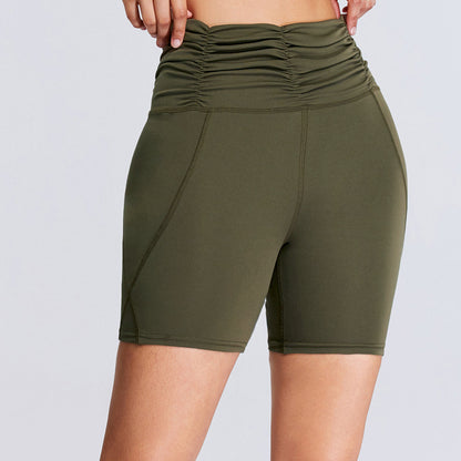 Ruched waist hot pants