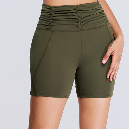 Ruched waist hot pants