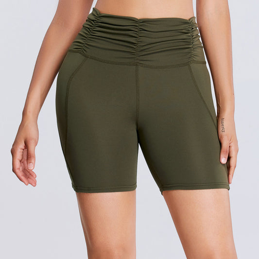 Ruched waist hot pants