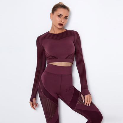 Long Sleeve-Wine Red