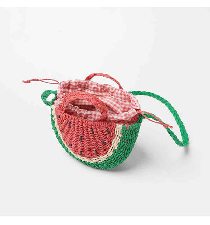 Watermelon Straw Bag