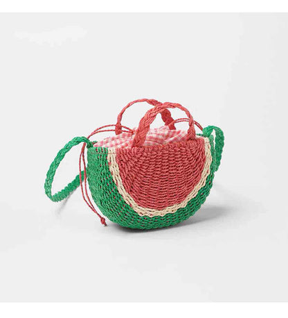 Watermelon Straw Bag