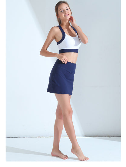 Slim fit skort