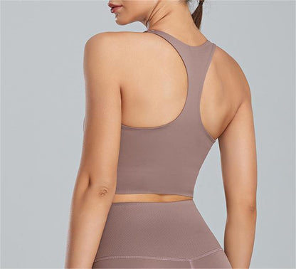 T back seamless sports bra