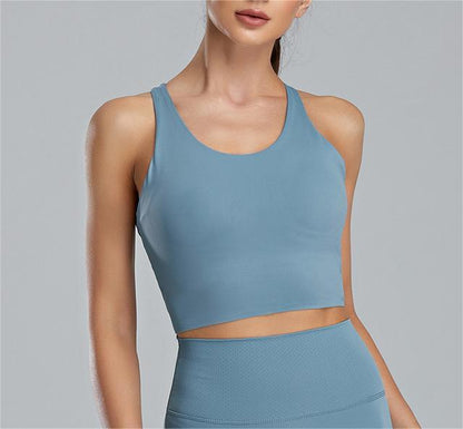 T back seamless sports bra