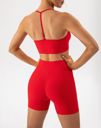T back high support sports bra