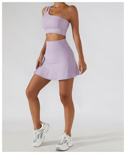 Sports bra and skirt set