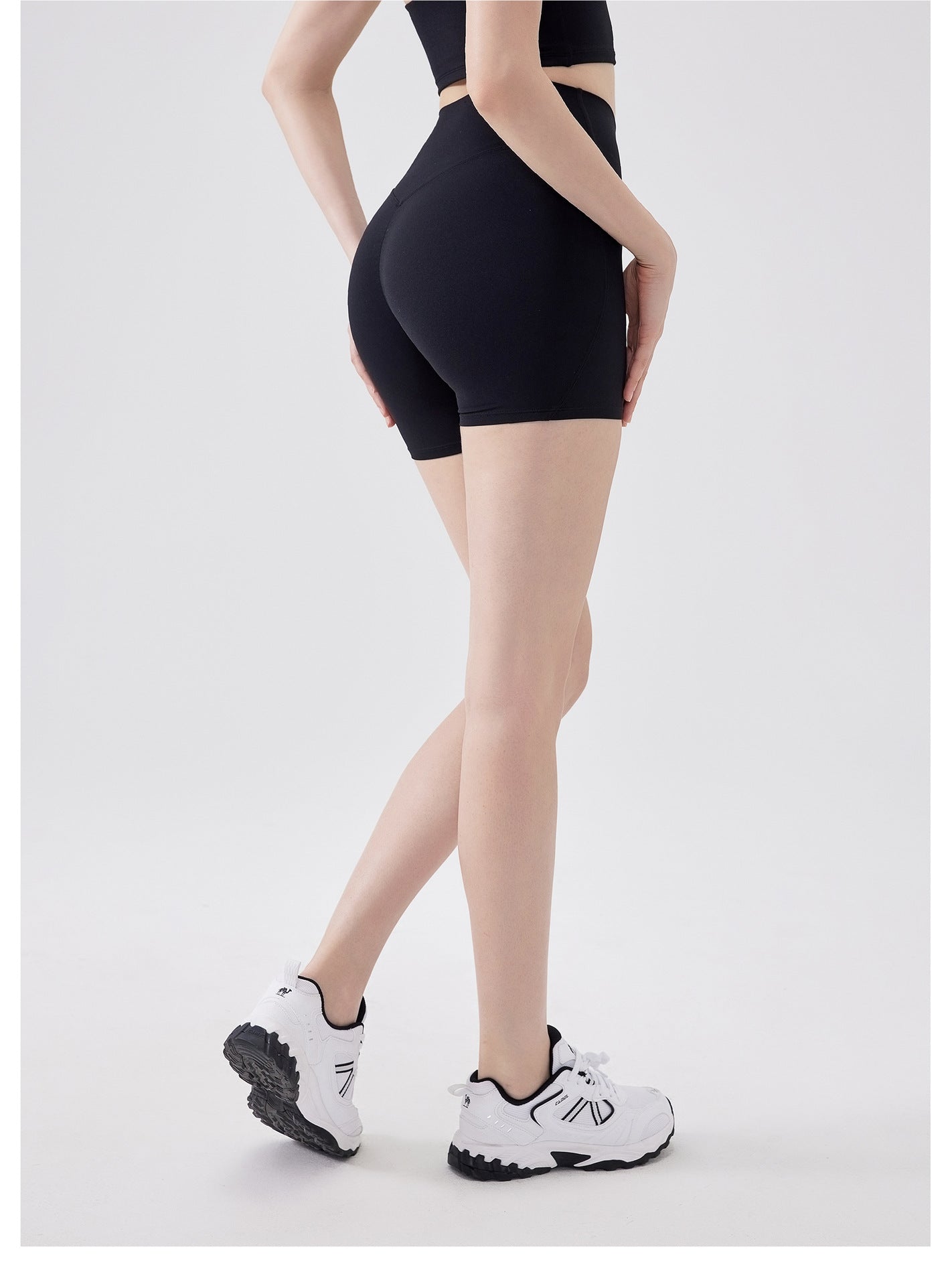 High rise hot pants