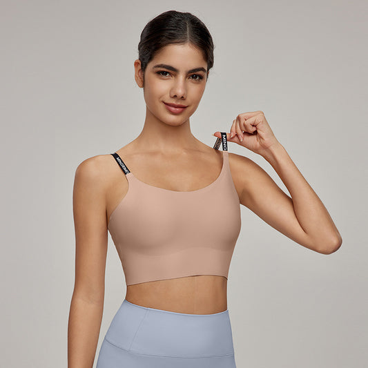 Jacquard strap bra