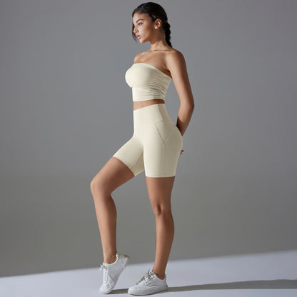 Quick dry two piece fitness set