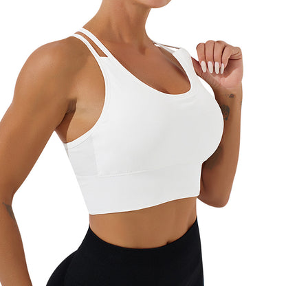 Double strap sports bra