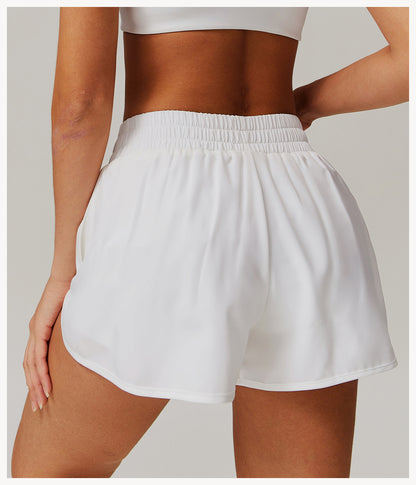 Quick dry running shorts with pockets