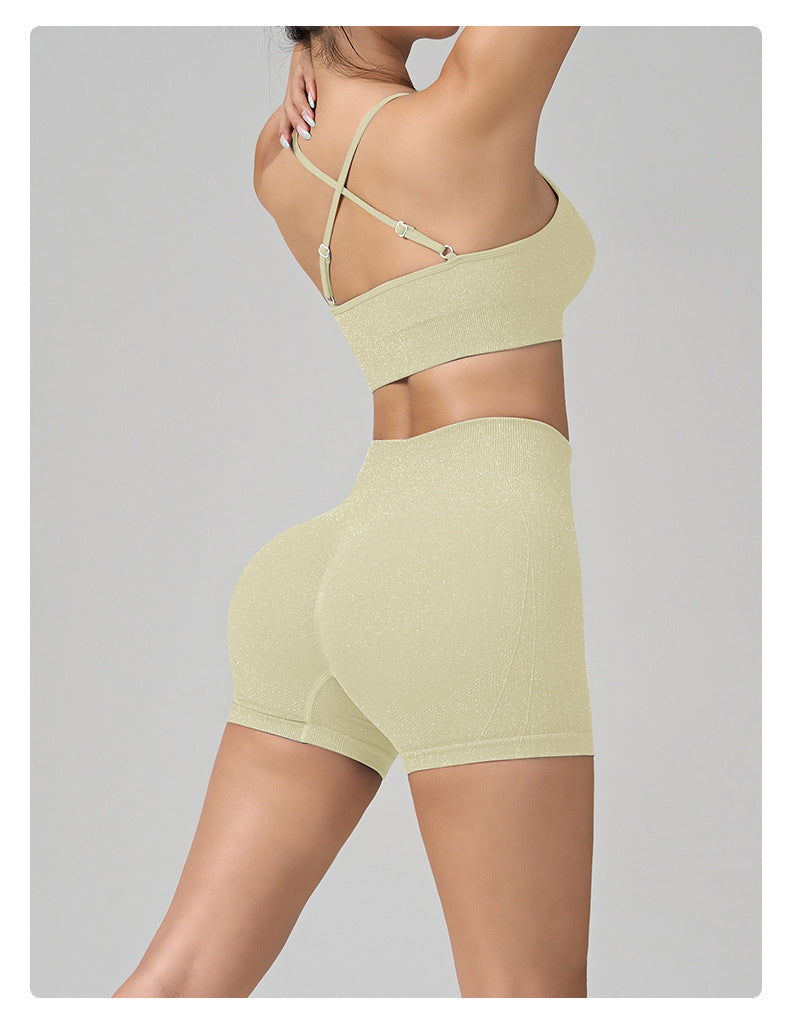 Matching bra & hot pants set