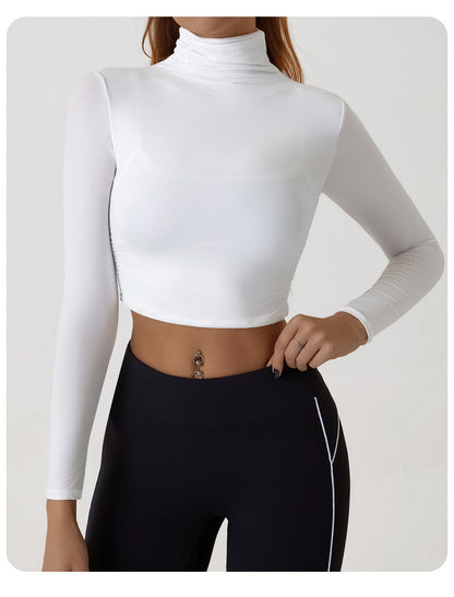 Full sleeve cropped top