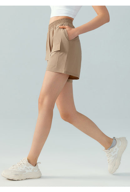 Training shorts with  pockets