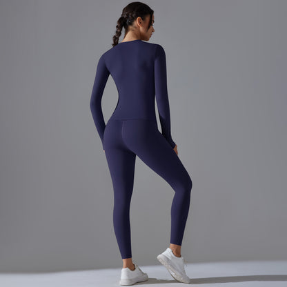 Brushed top and legging set