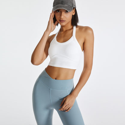 Halter neck sports bra