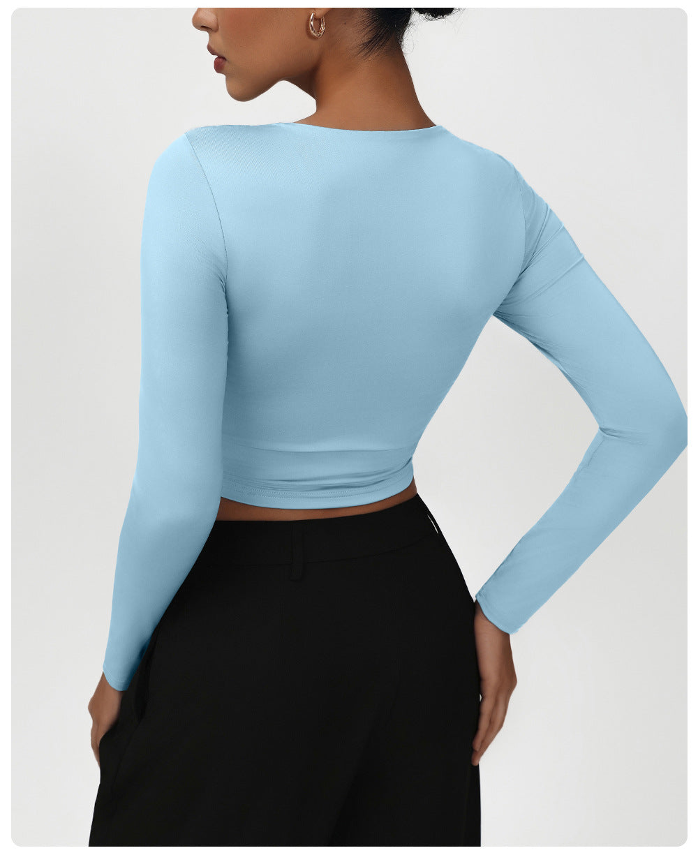 Slim fit full sleeve top