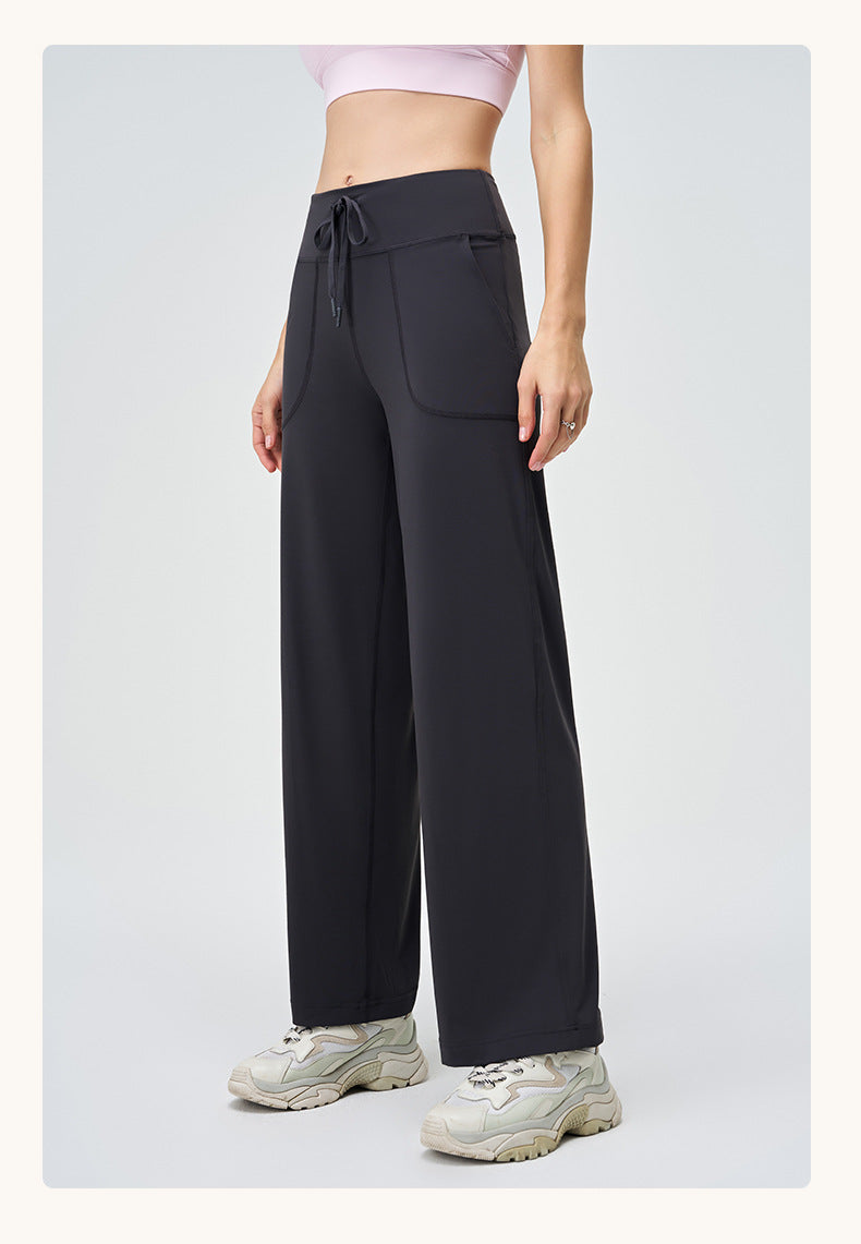 Straight leg trousers