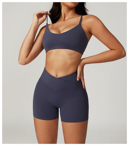 Seamless sports bra