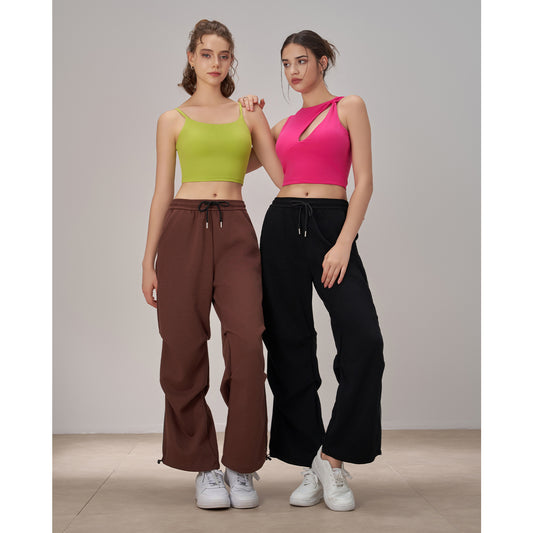 Straight leg baggy trousers