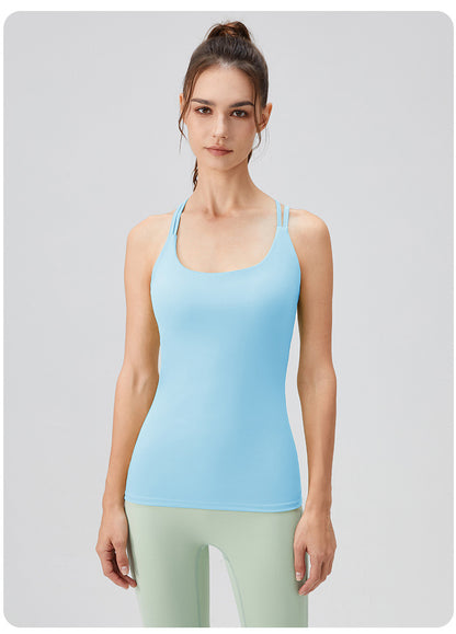 Quick dry cross back vest