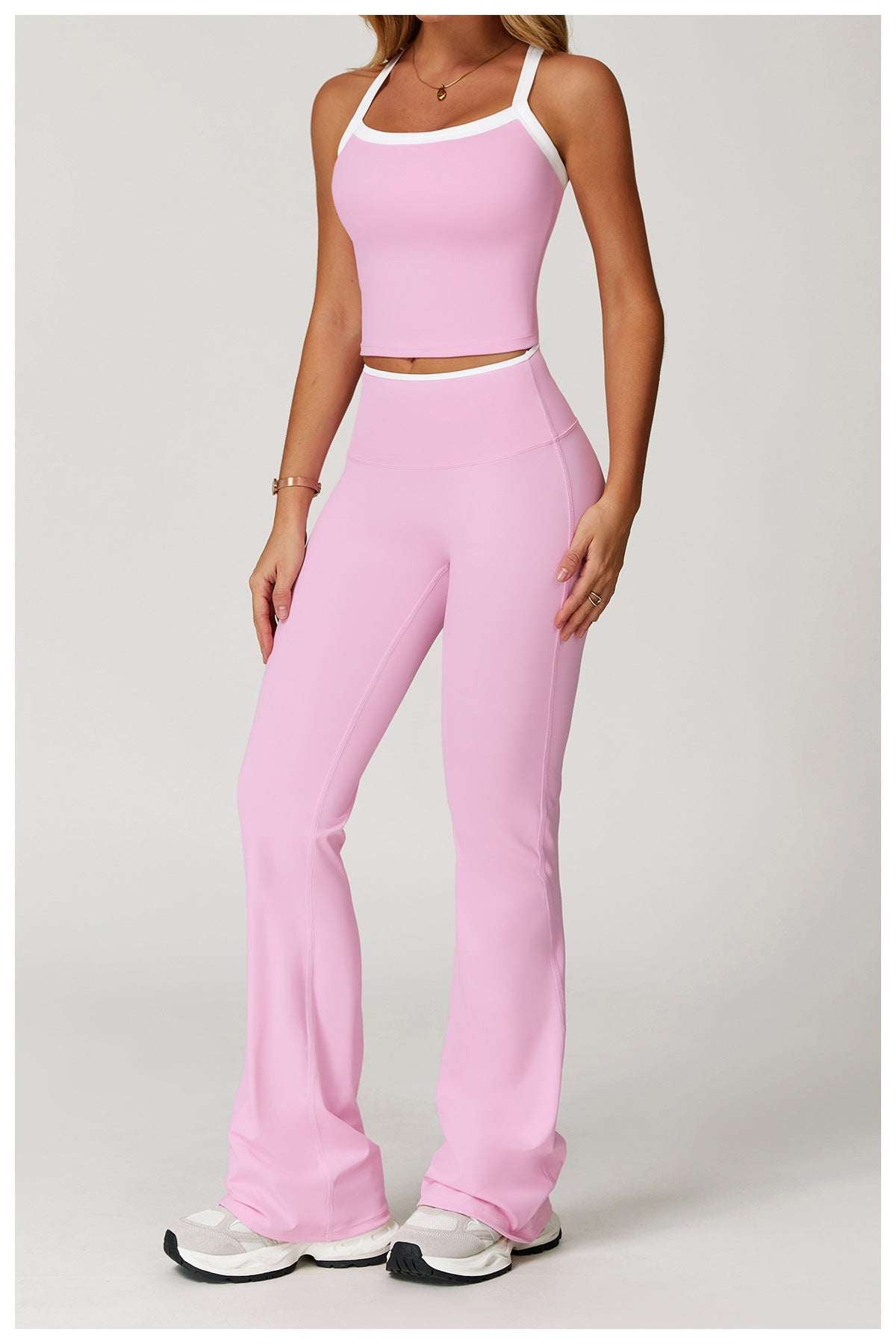 Contrast trim Trousers