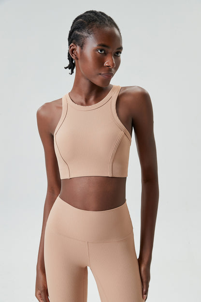 Ribbed sports bra
