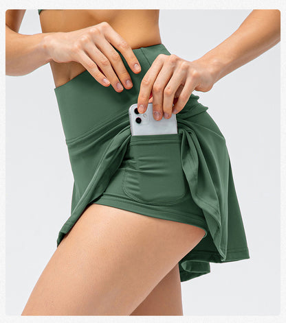 A line skort