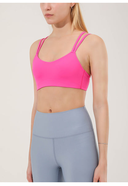 Double strap sports bra