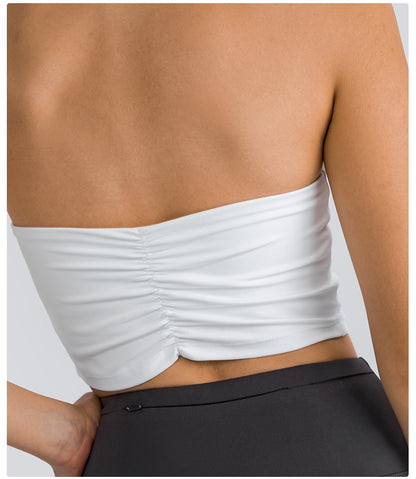 Halter neck sports bra