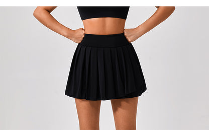 Pleated skort