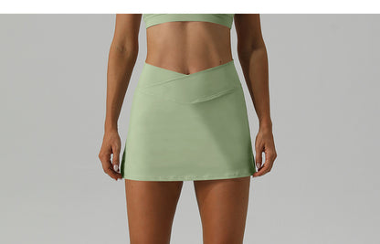 V waist skort