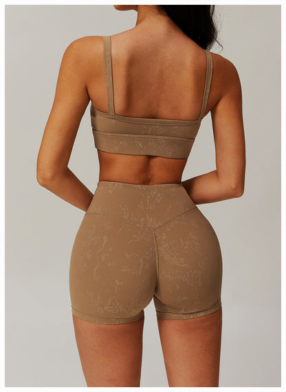 Printed sports bra