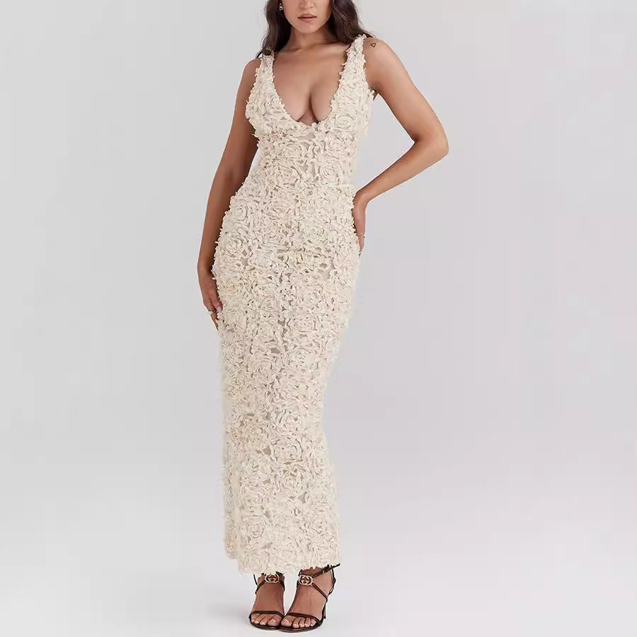 Lace maxi dress