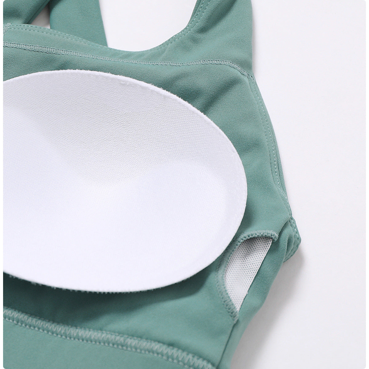 High support cross back sports bra