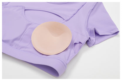 Cut out front cropped top