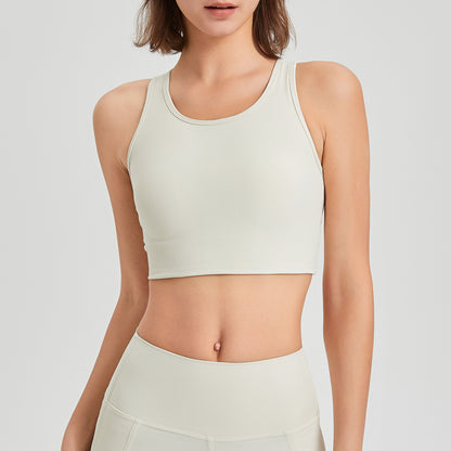 Seamless high support bra