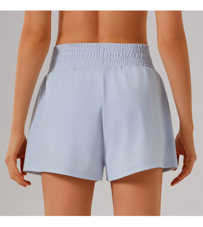 Quick dry running shorts with pockets