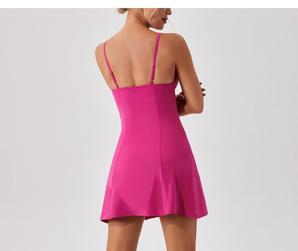 V neck tennis skirt